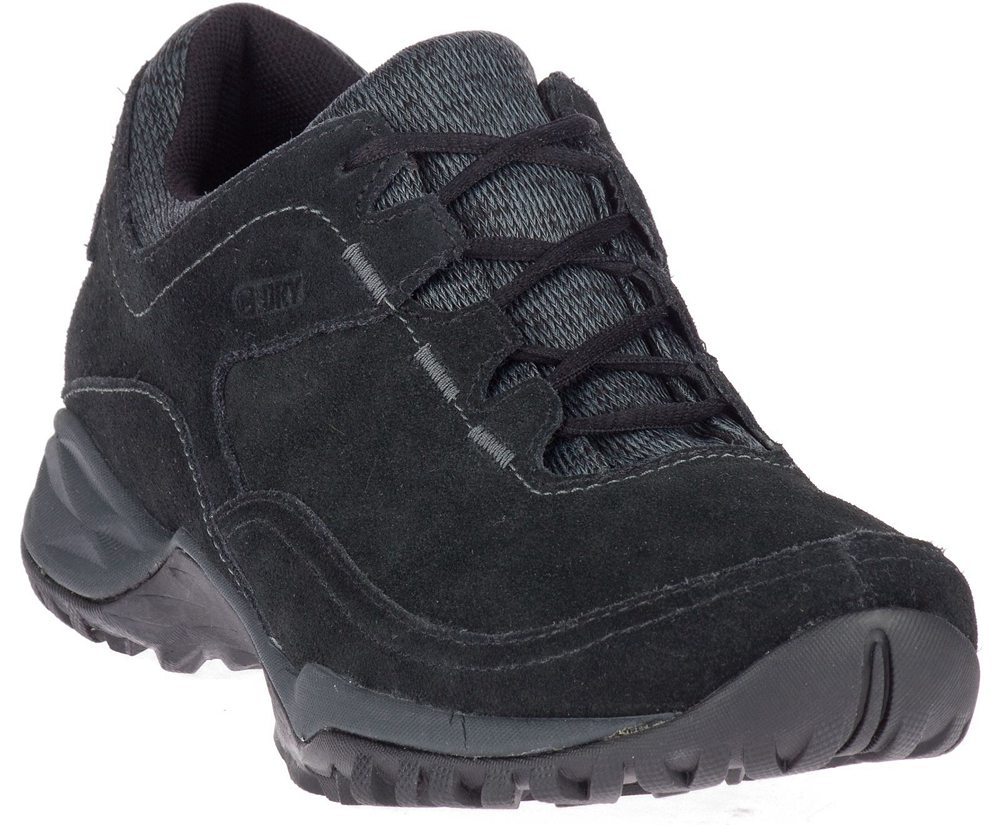 Merrell Sneakers Black - Addison Leather Waterproof Q2 - Womens 91QTNDXFV